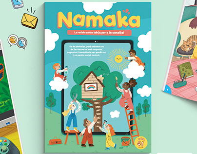 Project thumbnail - Cover for Namaka Magazine