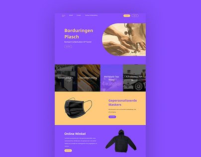 Various Company Landing Page Redesigns