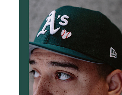 Editorial New Era Oakland Athletics fitted hat