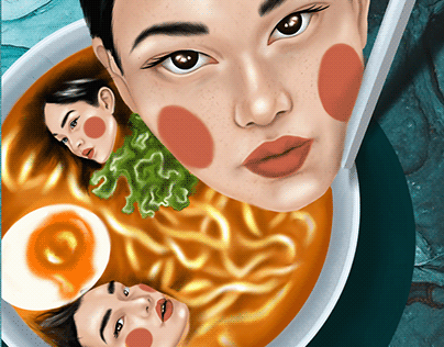 Noodles - Digital illustration