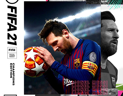 FIFA 21 Cover designed