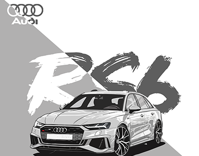 Audi Rs6 illustration