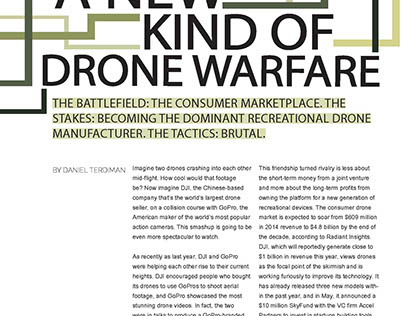 Drone Warfare Magazine Article