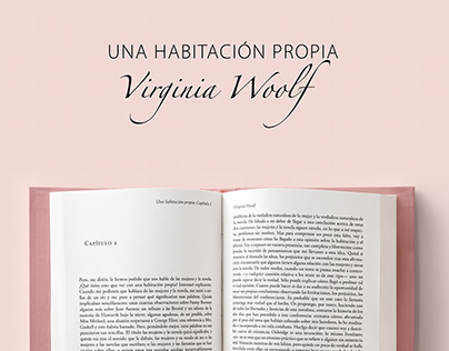 Diseño editorial - Una habitación propia Virginia Woolf