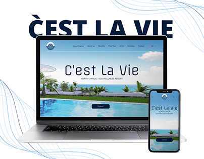 Project C'est la Vie - Redesign of website