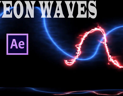 Glowing Neon Waves in After Effects with Saber