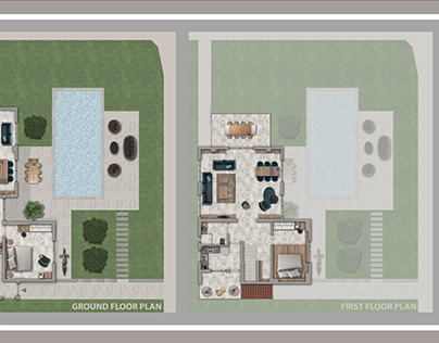Project thumbnail - VISUALIZATION OF A HOLIDAY HOUSE PLAN