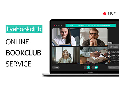 Livebookclub - online book club web service (ux design)