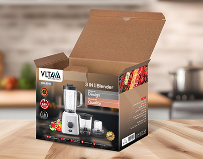 Vltava 3 in 1 Blender Product Package Design