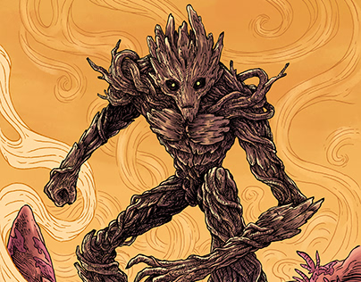 Groot Fan Art for CDC #91 - Marvel: Heroes & Villains