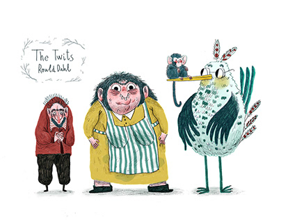 "The Twits" character design