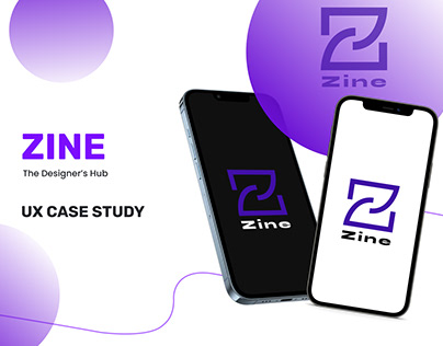 Zine UX Case Study - Designer's Hub [One-stop Solution]