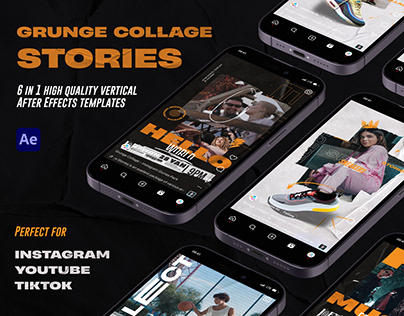 Grunge Collage Stories