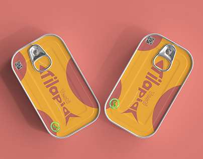 Canned tilapia packaging design