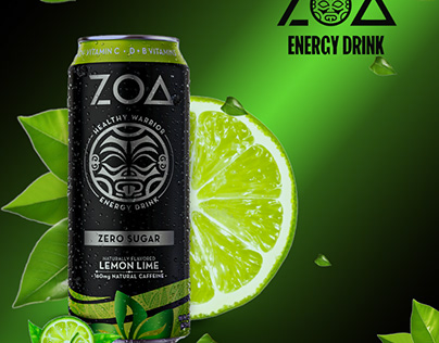 #zoa Energy Drink Soft drink social media design