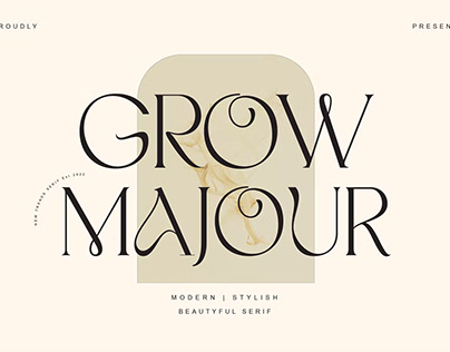 Grow Majour Display Font