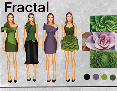 Dress design with fractal