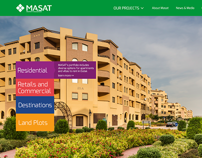 MASAT Website Design