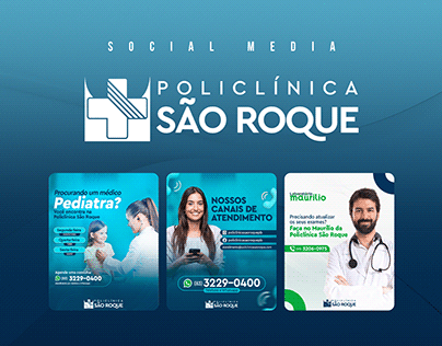 Project thumbnail - Policlínica São Roque - Social Media