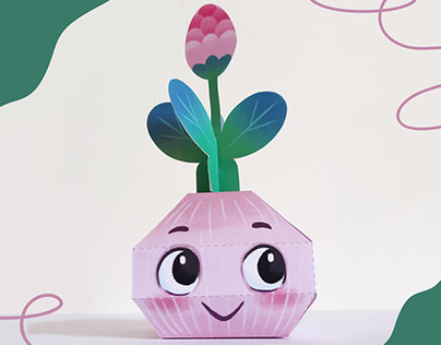 Spring paper toys