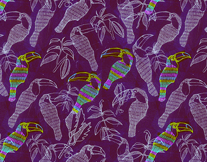 Toucan Pattern by Hailey Patalano