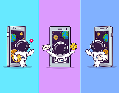 Astronaut Phone Space🧑🏻‍🚀📱