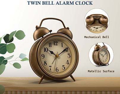 Alarm Clock Poster Design