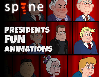 Presidents fun animations