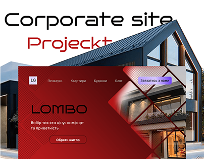 Corporate site projekt Lombo