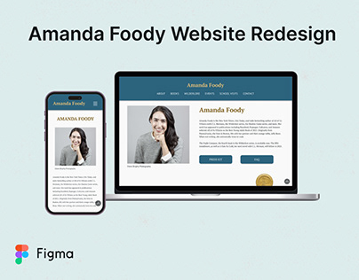 Amanda Foody Website Redesign