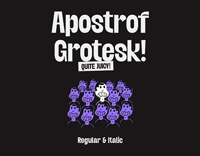 Apostrof - Grotesk Type