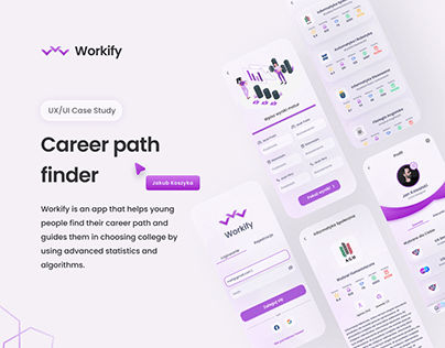 UX/UI Case Study - Career Path Finder App