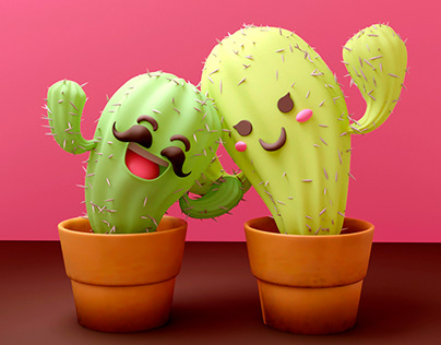 3D Cactuses
