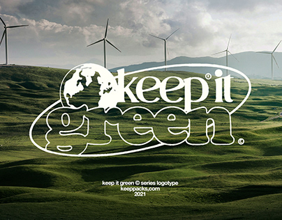 keep it green © series Logotype