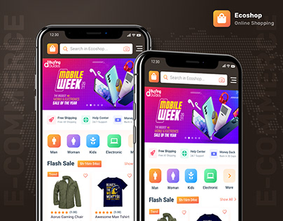 eCommerce Mobile App Case Study | Ecoshop