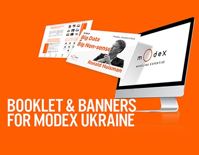 Booklet & banners for Modex Ukraine