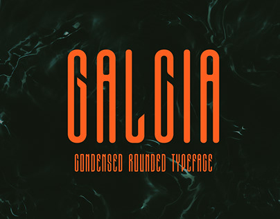 FREE DOWNLOAD!!! GALCIA - CONDENSED ROUND TYPEFACE