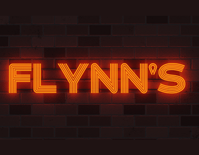 Flynn's Arcade Lettering