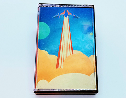 Star Lord Cassette Tape Case w/ Enamel Pin