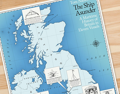 Promotional map for 'The Ship Asunder'