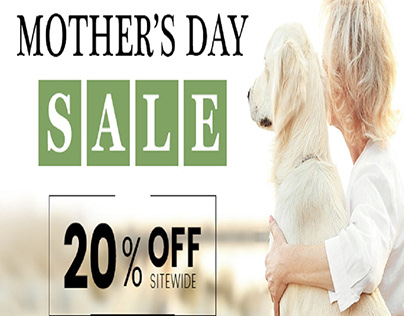 Mother's Day sale! FLAT 20% on Pet Supplies