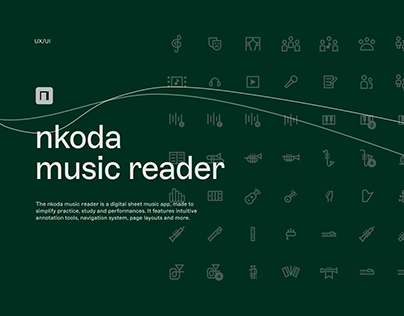 nkoda music reader | UI/UX