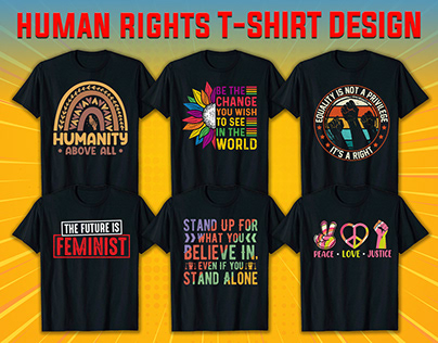 HUMAN RIGHTS T-SHIRT DESIGNS