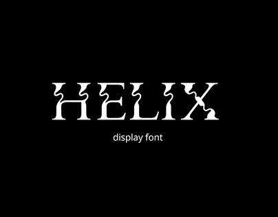Helix - display font