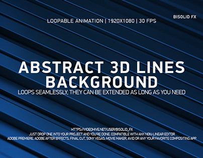 Abstract 3D Lines Background