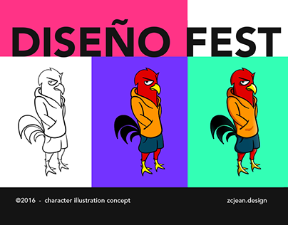 Diseño FEST 16 - character illustration concept
