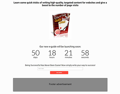 Every Word Product Launch Landing Page