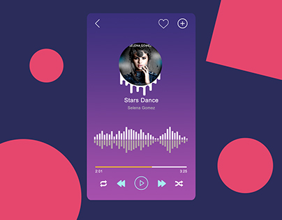 Android Material Music Player Design