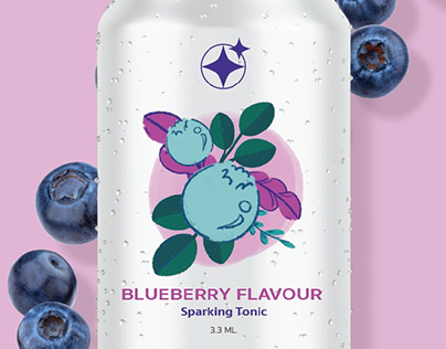 Blueberry Sparking Tonic