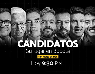 Empaque Gráfico Candidatos su lugar en Bogotá CITYTV